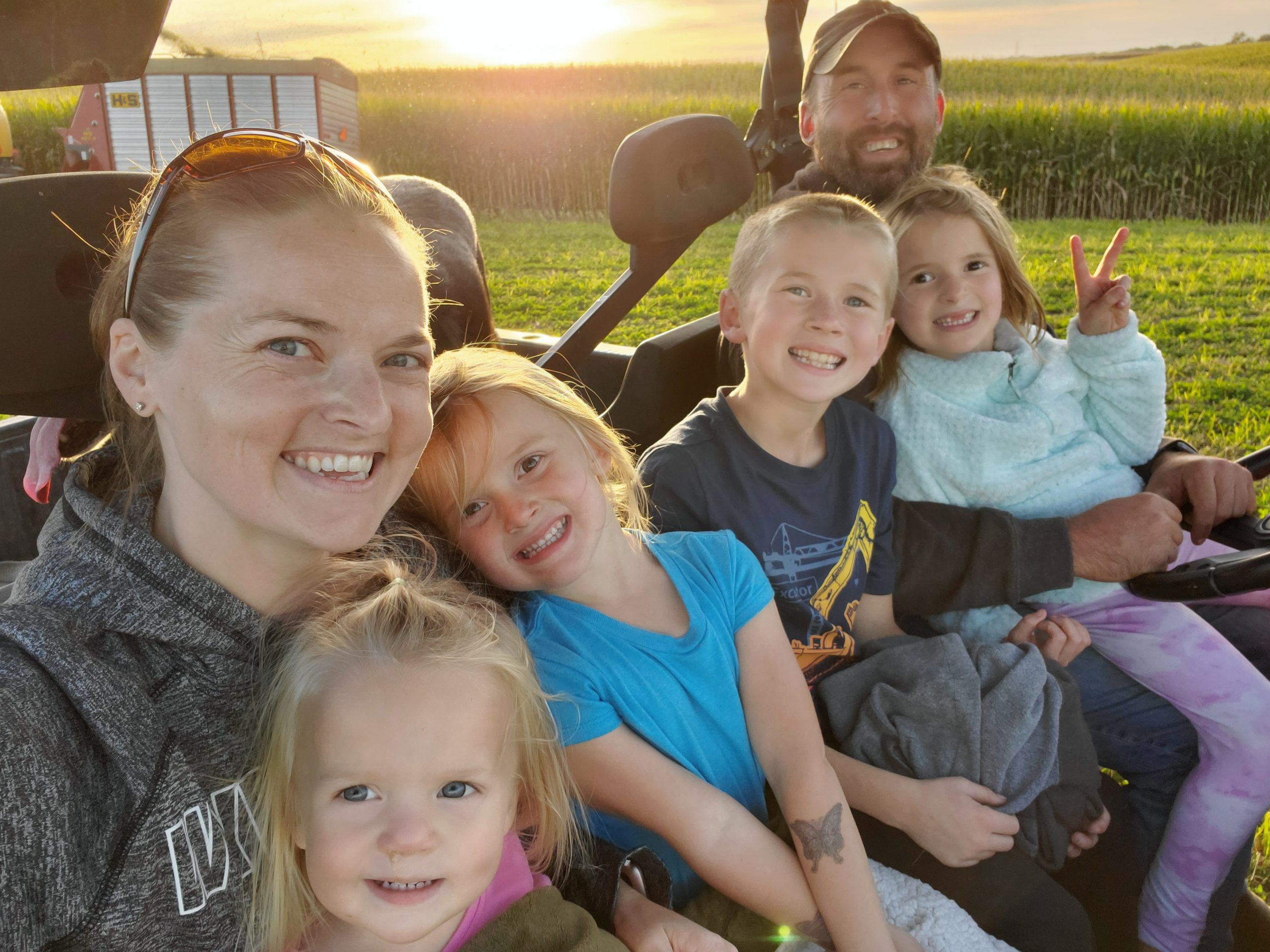 Illinois farm family harvest