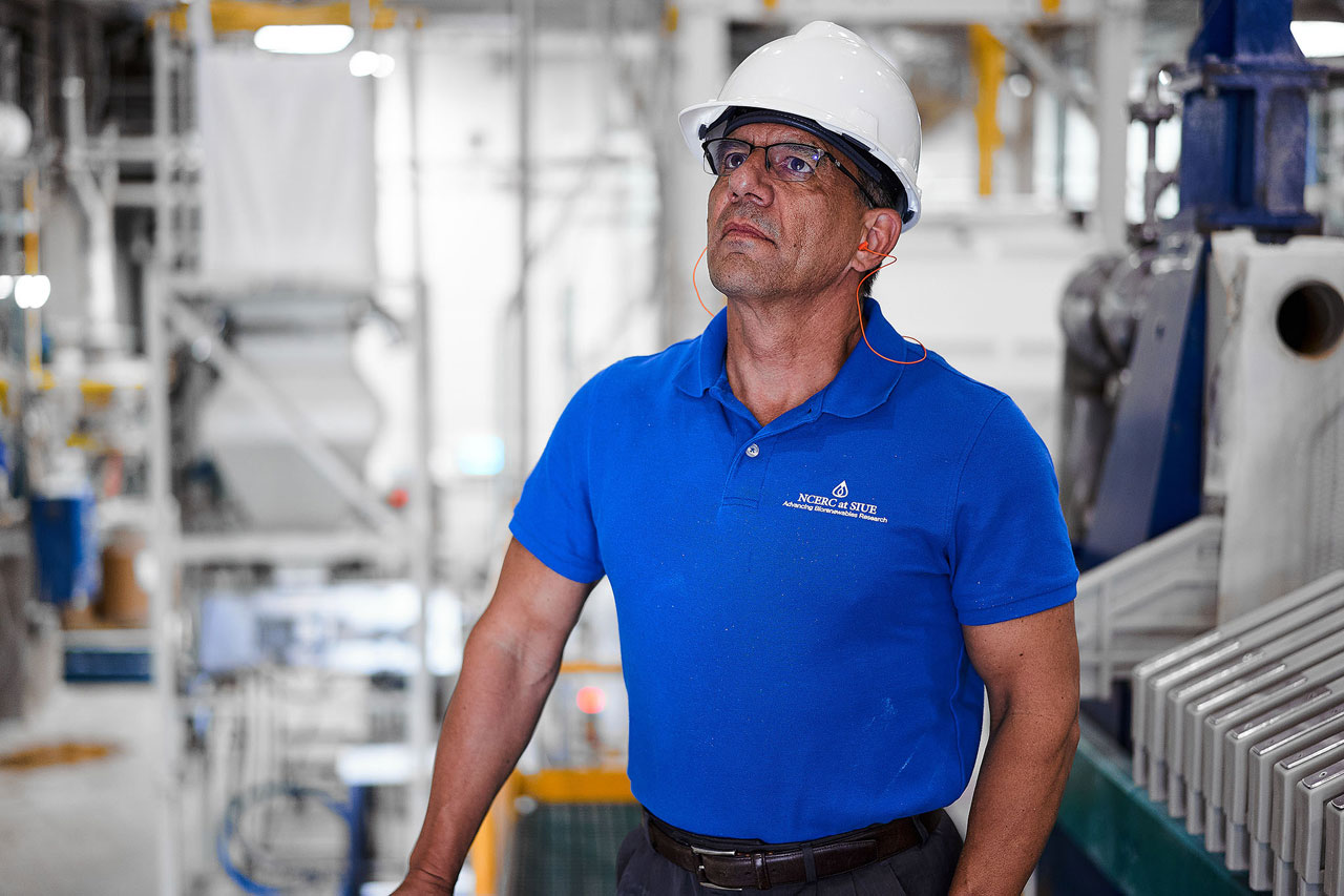 Photo of bioplastics researcher