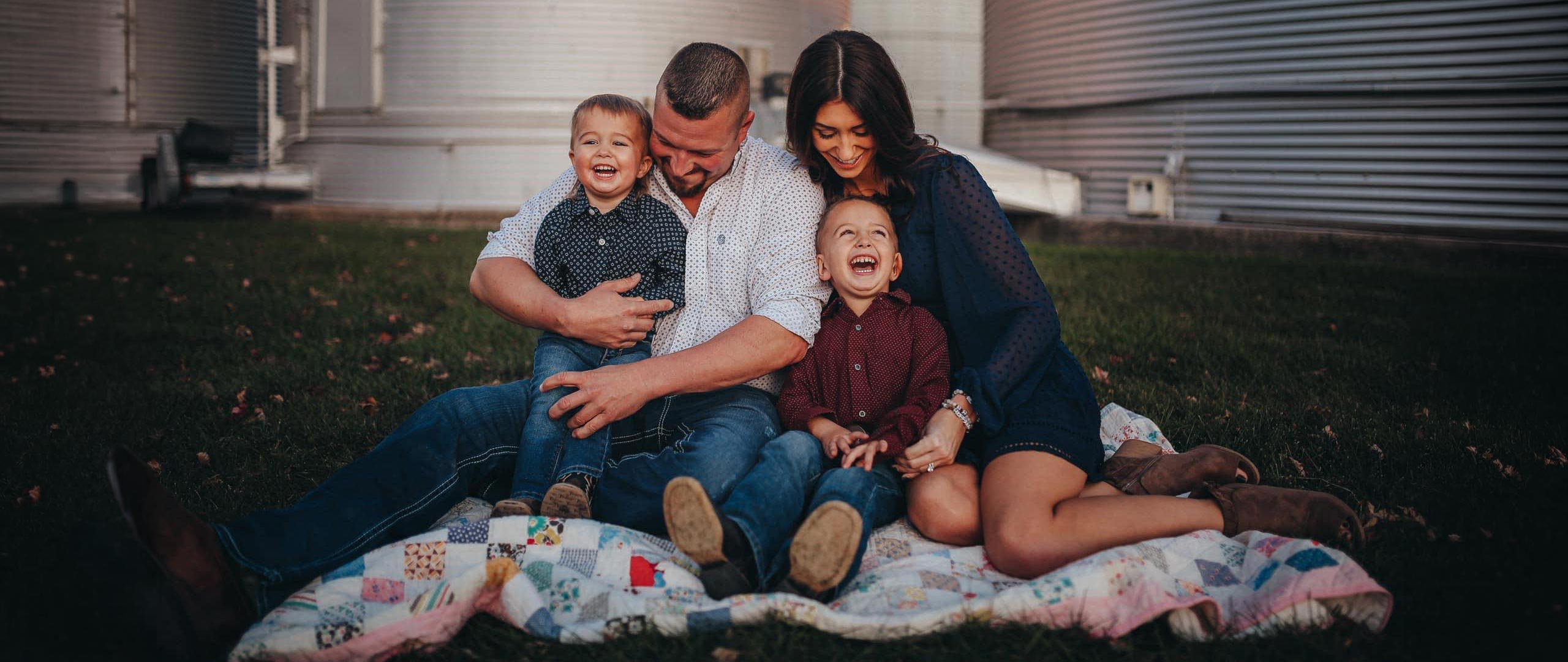 Photo of the Garlisch family