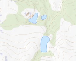 Topography map