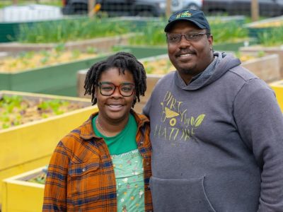 Natasha Nicholes and her husband