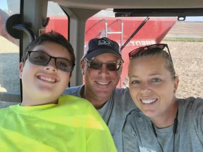 Sarah Hastings with Husband and Son